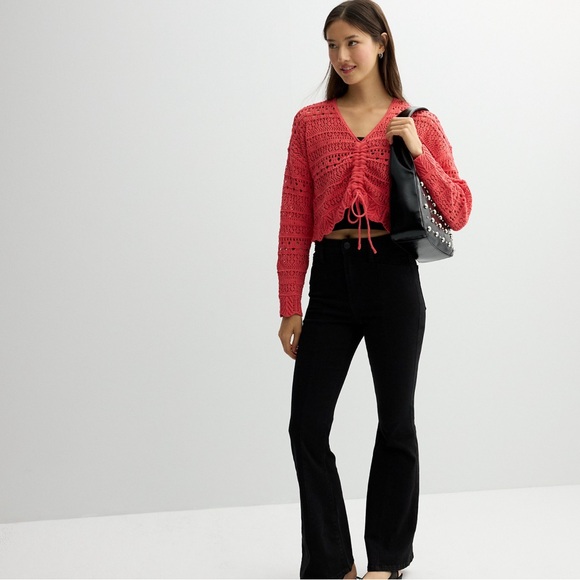 NWT SO Cinched Cropped Pull Over - Picture 1 of 10